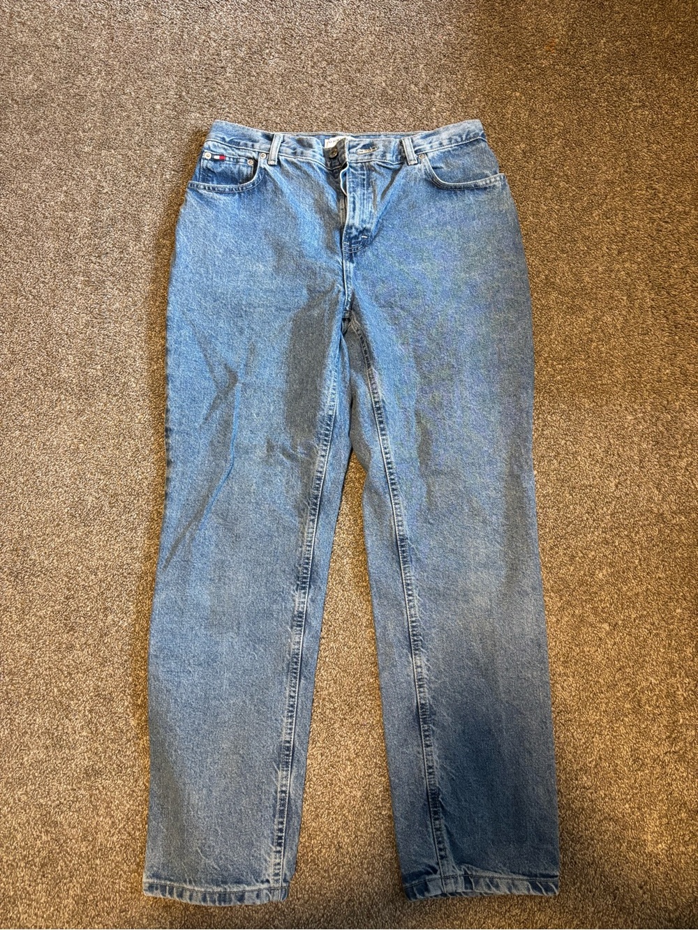 Tommy Hilfiger Women's Light Blue Straight-Leg Jeans